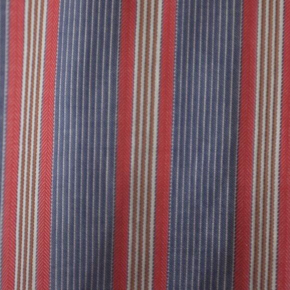 Faconnable blue red striped shirt size XL 100% cotton - Picture 6 of 13